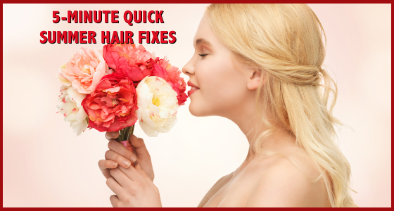 5 Minute Quick Summer Hair Fixes