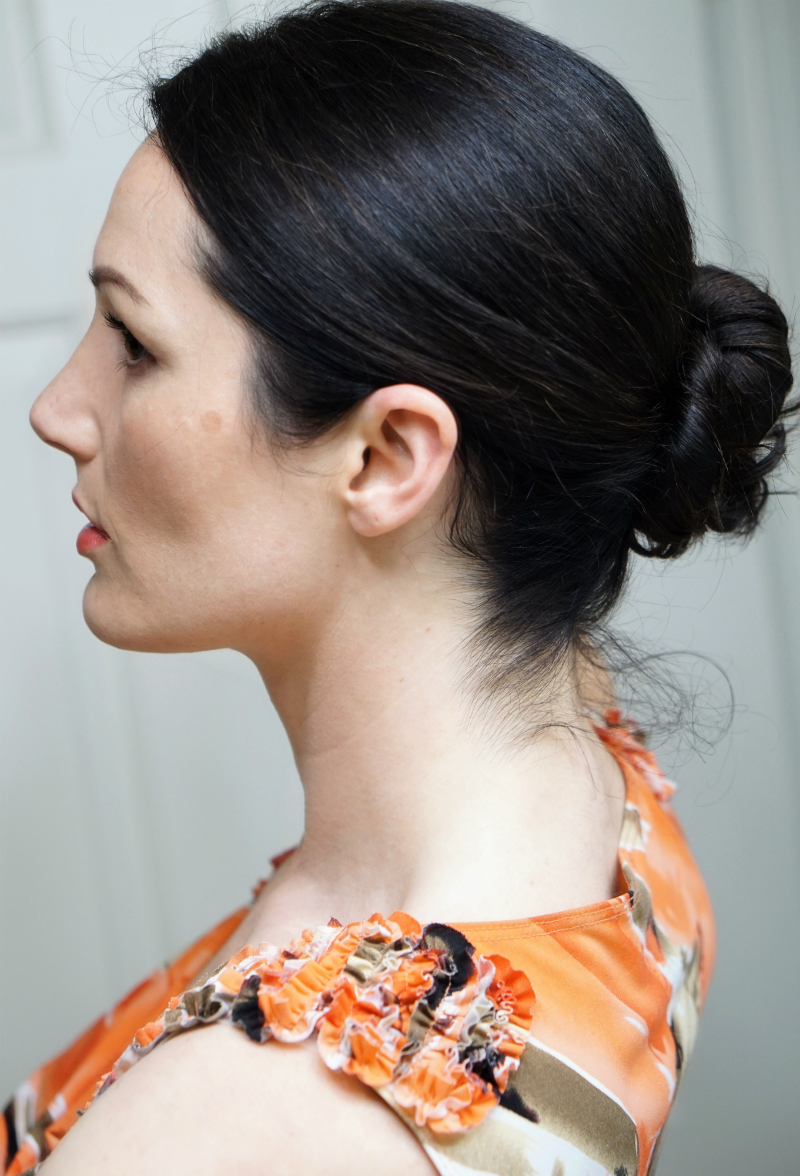Girly Glam Hairstyle Tutorial - How To Create a Quick & Pretty Ballerina Bun