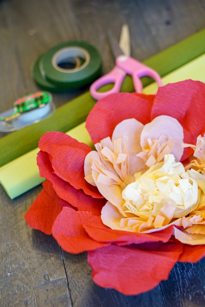 DIY Paper Flower Centerpieces for a Summer Solstice Party