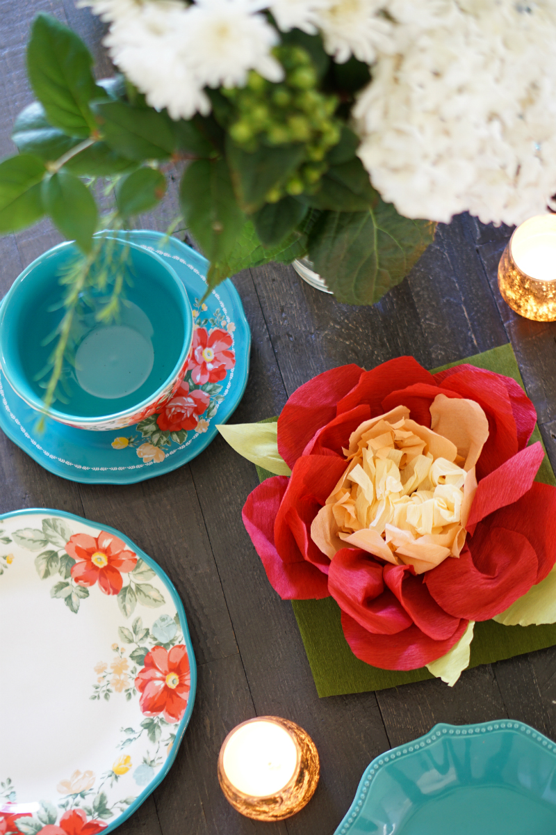 DIY Paper Flower Centerpieces for a Summer Solstice Party