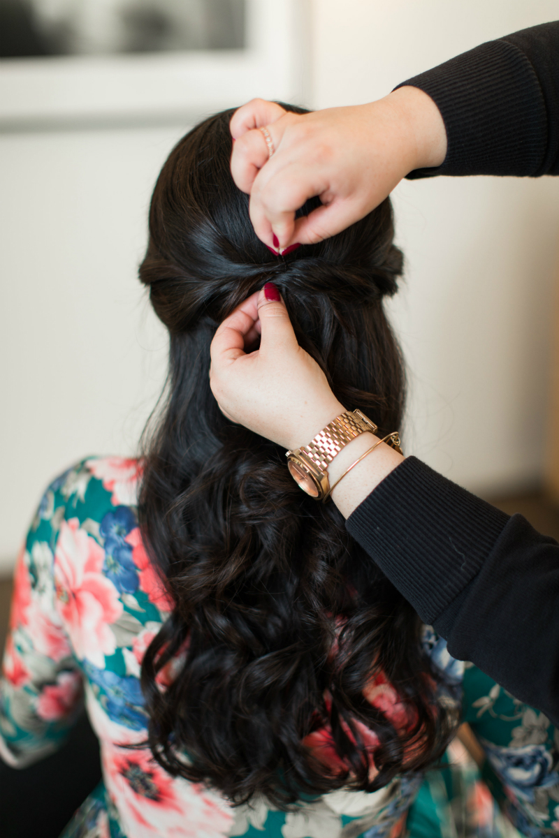 Hairstyle Tutorial - Gorgeous Half-up Half-down Hairstyle