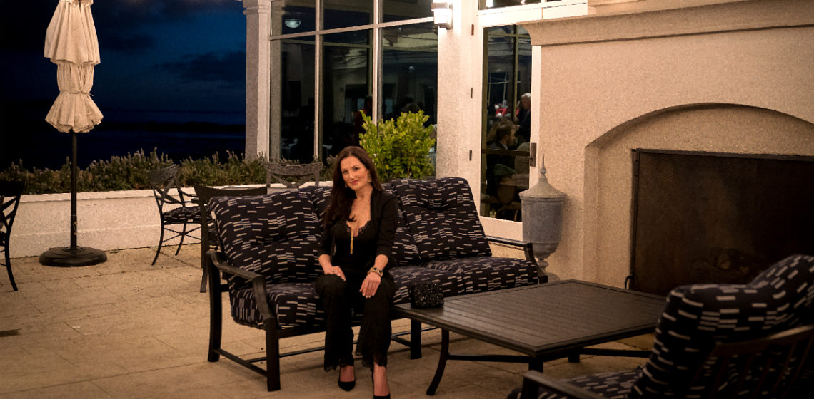 How To Style a Lace Jumpsuit for a Country Club Holiday Party