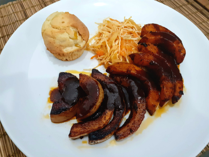 Delicious Vegetarian Recipes - Tea-Smoked BBQ Squash Ribs