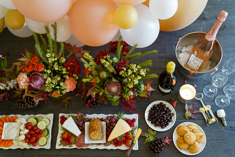 Holiday Entertaining Guide: How To Host a Bubbles & Bites Happy Hour